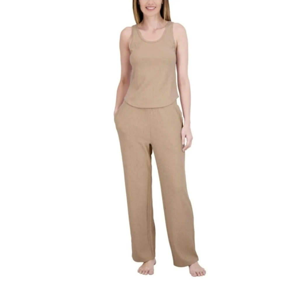 LIVE 2 LOUNGE 3 PIECE SET WOMEN'S COLOR TAN - Picture 3 of 5